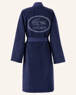 Bademantel Ldefile blau Dunkelblau
