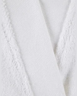 Bademantel Ldefile weiss