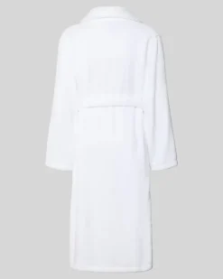 Bademantel mit Reverskragen Modell 'SHAWL Weiss