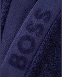 Bademantel Plain blau Dunkelblau