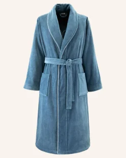 Bademantel Tiago blau Dunkelblau