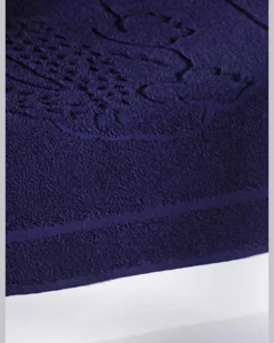 Badematte Llacoste blau Dunkelblau