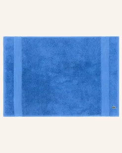 Badematte Llecroco orange Hellblau