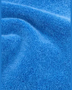 Badematte Llecroco orange Hellblau