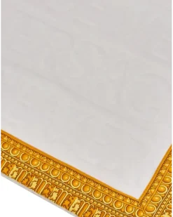 Badematte mit Baroque-Print - Weiß