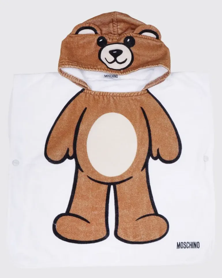 Bademntel baby kinder Weiß