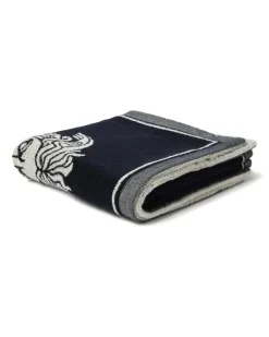 Badetuch aus Jacquard - Blau