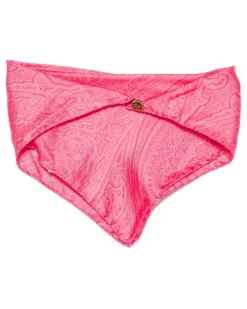 Bandana-Haarschmuck mit Paisley-Print - Rosa