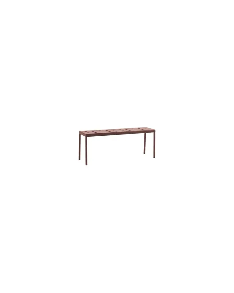 Bank Balcony - Rot - Pulverbeschichteter Stahl - Designer Ronan & Erwan Bouroullec