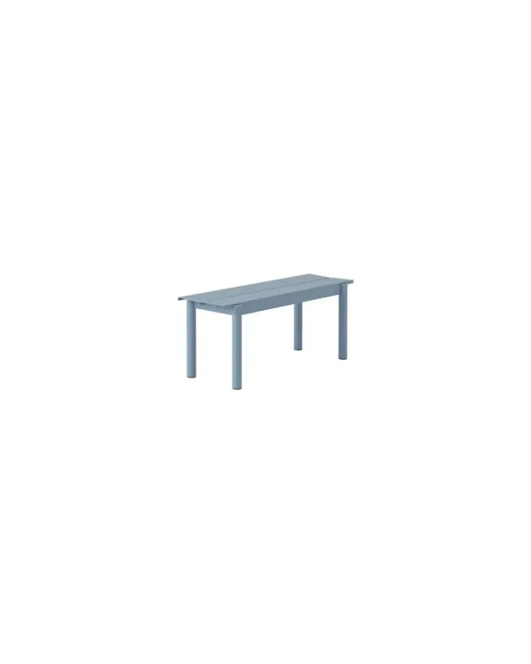 Bank Linear - Blau - Aluzinc - Designer Thomas Bentzen