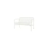 Bank mit Rückenlehne Palissade - Weiß - Stahl - Designer Ronan & Erwan Bouroullec