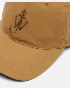 Baseballcap aus Baumwolle Beige