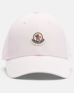 Baseballcap aus Baumwoll-Gabardine Rosa
