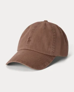 Baseballkappe aus Twill Brown