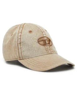 Baseballkappe mit gesticktem Oval D - Hüte - Herren - Braun