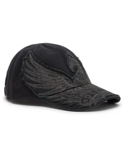 Baseballkappe mit Phoenix-Stickerei - Hüte - Herren - Schwarz