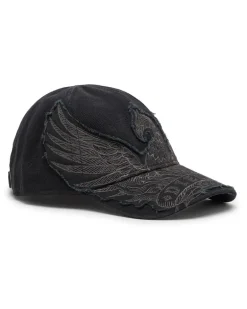 Baseballkappe mit Phoenix-Stickerei - Hüte - Herren - Schwarz