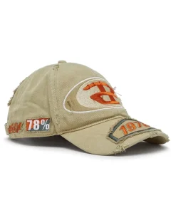 Basecap mit Strick-Aufnähern - Hüte - Herren - Braun