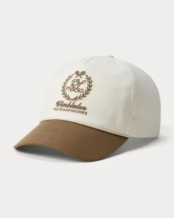 Baumwoll-Kaschmir-Kappe Wimbledon Cream