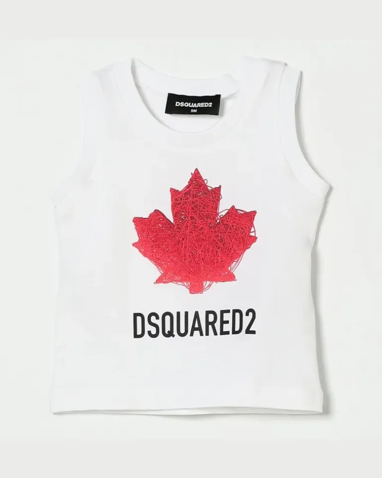 Baumwoll-Tanktop Weiß