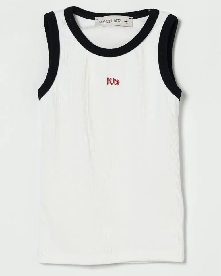Baumwoll Tanktop Weiß