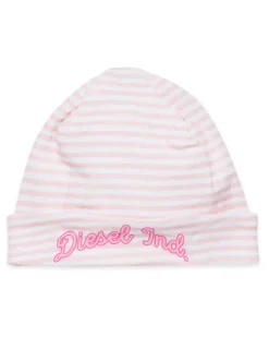 Beanie aus gestreifter Baumwolle - Weitere Accessoires - Unisex - Rosa