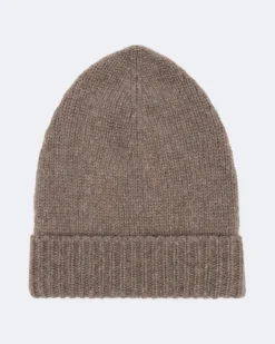 Beanie Pavir aus Kaschmir Grau