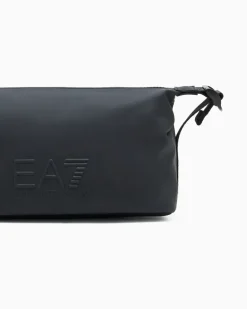 Beauty-Case aus Funktionsgewebe Schwarz
