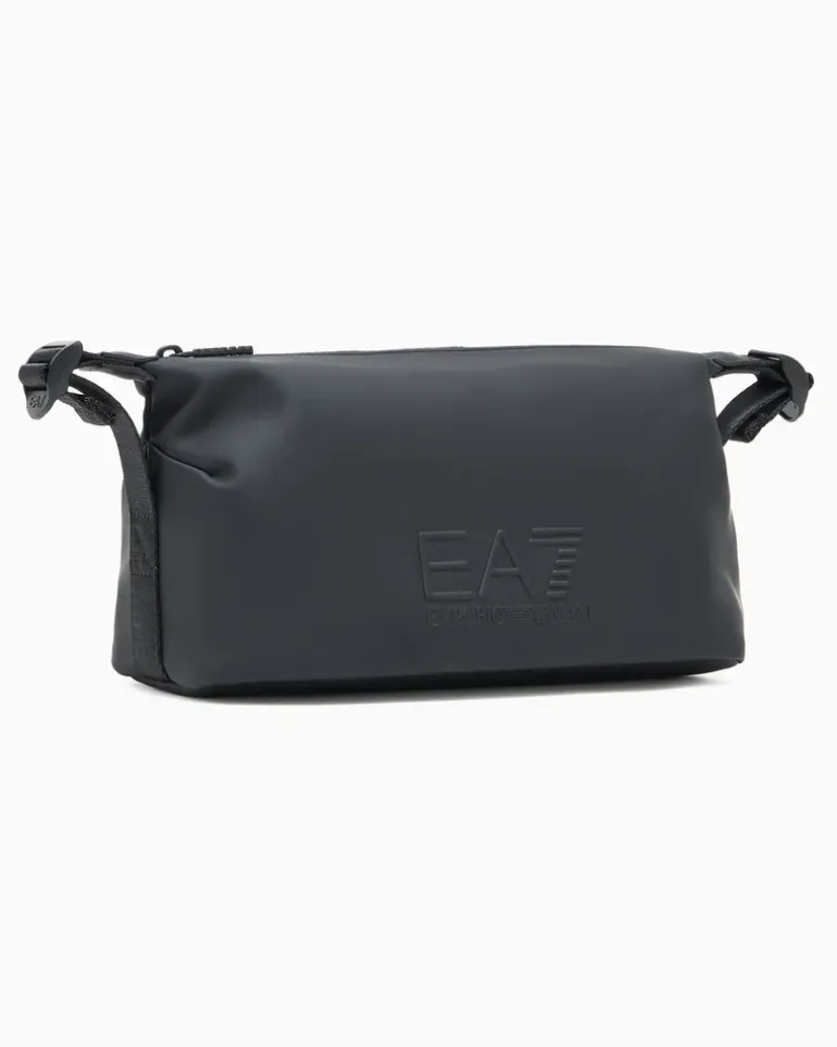 Beauty-Case aus Funktionsgewebe Schwarz