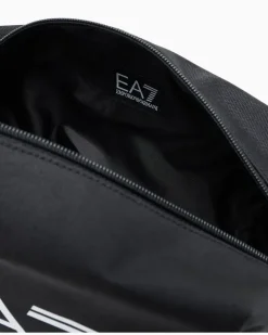 Beauty case mit -logo aus technischem Gewebe Logo Series Schwarz