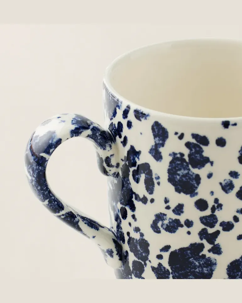 Becher Antique Marble Blue