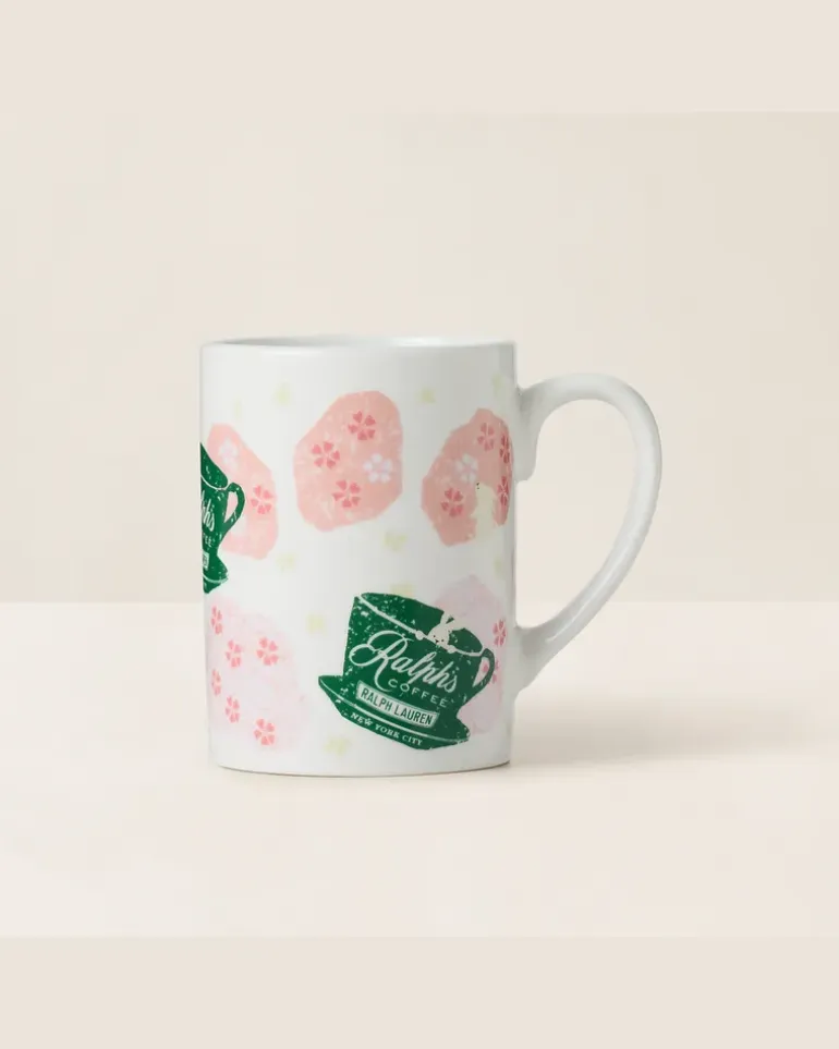 Becher Ralph Lauren’s Coffee mit Sakura-Motiv Multi