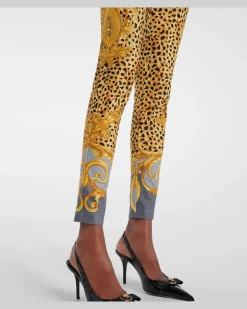 Bedruckte Leggings aus Jersey Multicolor