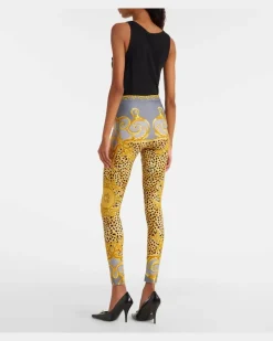 Bedruckte Leggings aus Jersey Multicolor