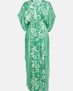 Bedruckter Kaftan Amaya GrüN