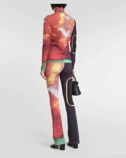 Bedrucktes Longsleeve Multicolor