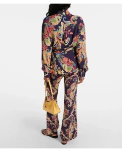 Bedrucktes Wickeltop Multicolor