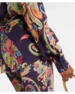 Bedrucktes Wickeltop Multicolor