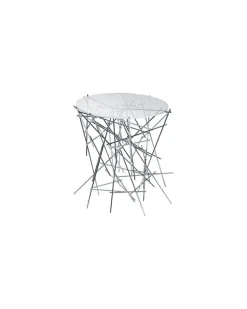 Beistelltisch Blow up - Metall - rostfreier Stahl - Designer Fratelli Campana
