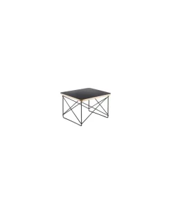 Beistelltisch Occasional Table LTR - Schwarz - Epoxid-lackierter Stahl - Designer Charles & Ray Eames