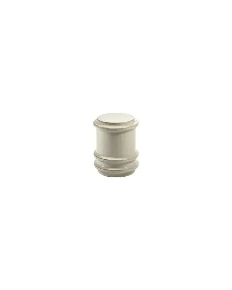 Beistelltisch Pawn - Grau - emaillierter Sandstein - Designer Marie Michielssen
