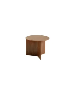 Beistelltisch Slit - Holz natur - Nussbaumfurnier - Designer Hay Studio