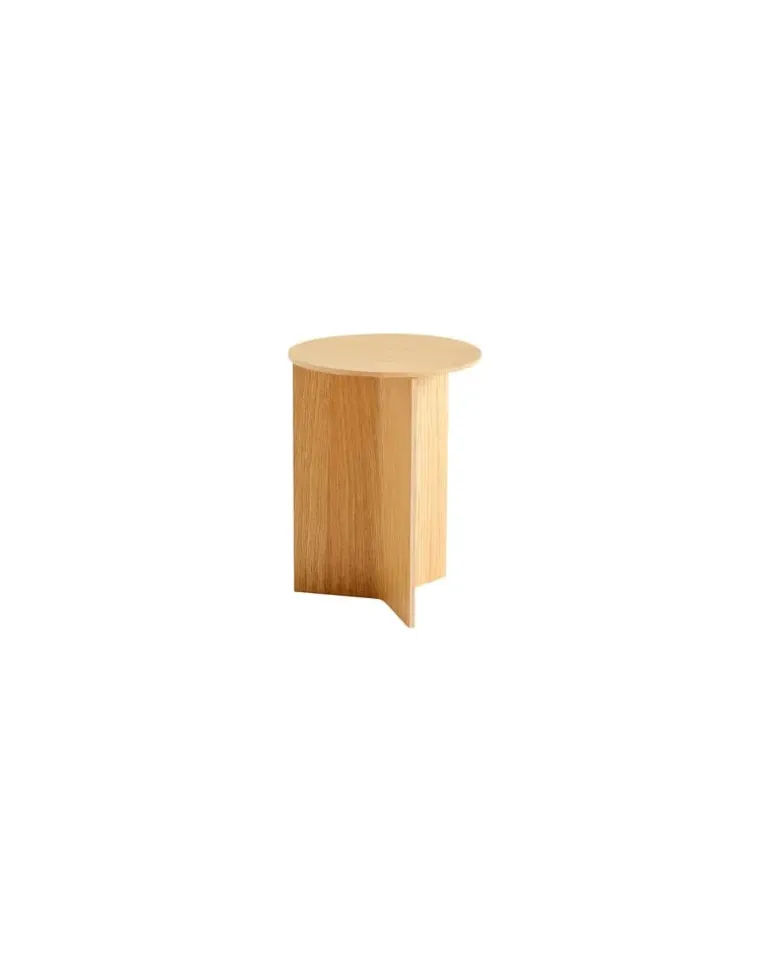 Beistelltisch Slit - Holz natur - Eichenfurnier - Designer Hay Studio