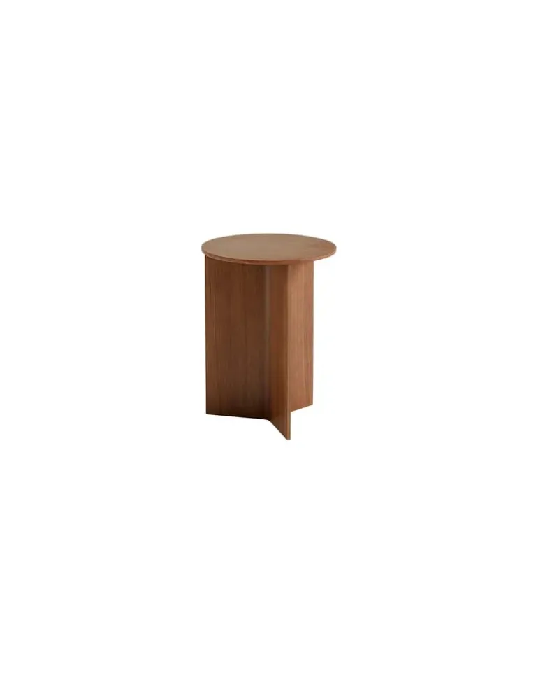Beistelltisch Slit - Holz natur - Nussbaumfurnier - Designer Hay Studio