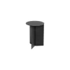 Beistelltisch Slit - Schwarz - Epoxid-lackierter Stahl - Designer Hay Studio
