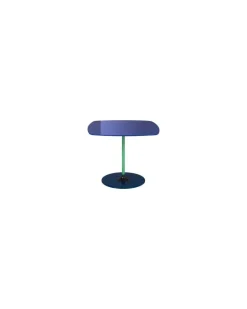 Beistelltisch Thierry - Blau - bemalter Stahl - Designer Piero Lissoni