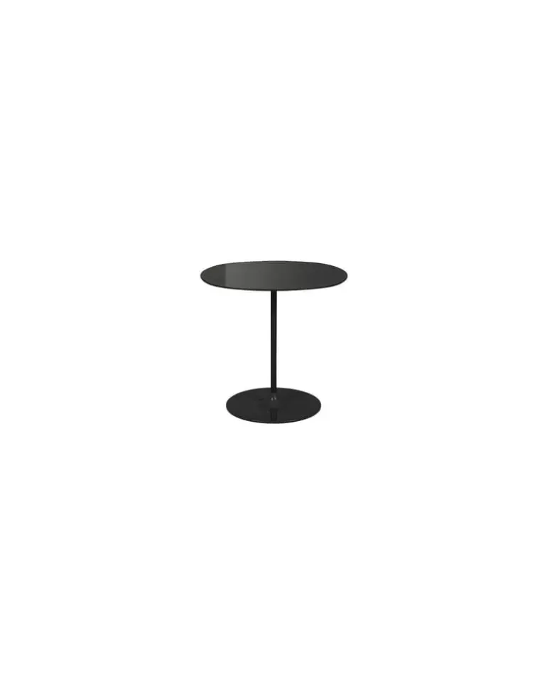 Beistelltisch Thierry - Schwarz - bemalter Stahl - Designer Piero Lissoni