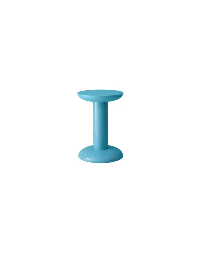 Beistelltisch Thing - Blau - Recyceltes Aluminium - Designer George Sowden