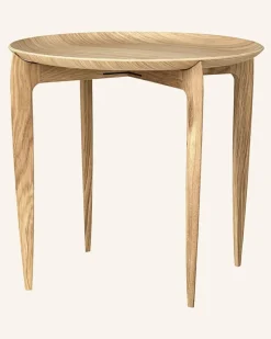 Beistelltisch Tray Table braun Beige