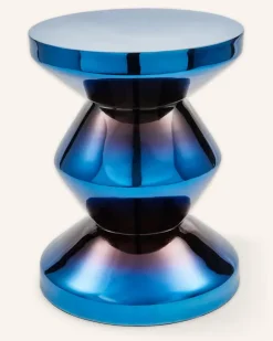 Beistelltisch Zig Zag blau